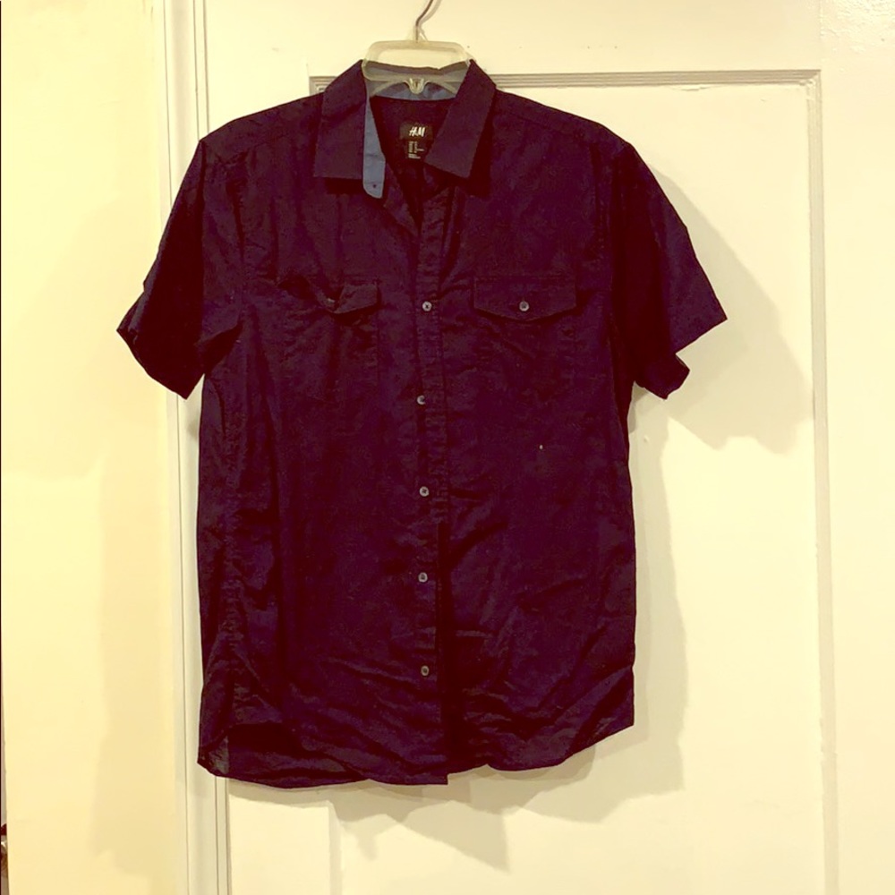 Navy Blue Button Down - image 1
